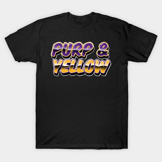 Purp and Yellow T-Shirt by salohman